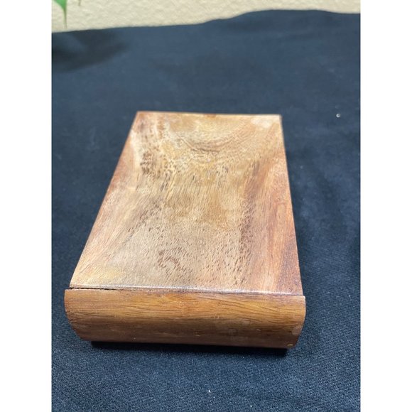 Wooden Jewelry Box One Compartment Storage - Picture 6 of 8